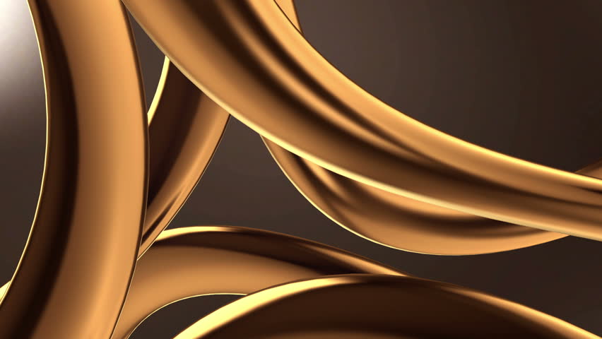 Gold Animated Background With Yellow Stylish Lines Stock Footage Video ...