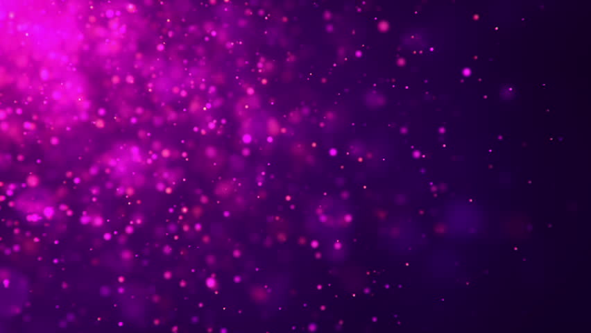 Flying Dust Particles Abstract Purple Background, HD 1080p Stock ...