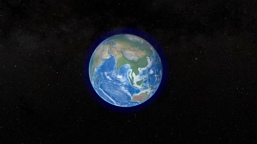 Planet Earth 3d Render From Stock Footage Video 100 Royalty Free