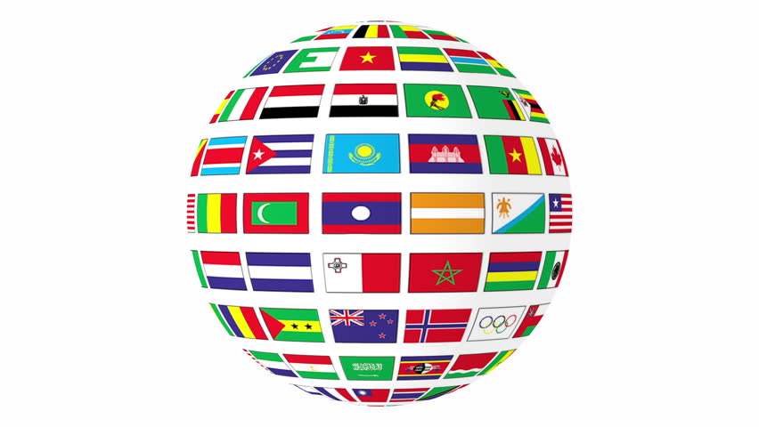 free clipart globe flags - photo #13