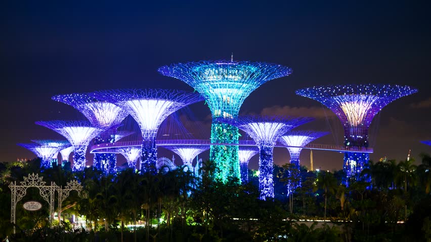 Garden By The Bay Night gardensthe bay stock footage video | shutterstock Garden By The Bay Night gardensthe bay stock footage video | shutterstock