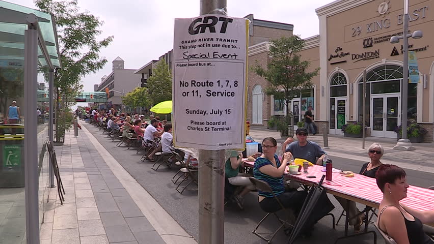 Kitchener Ontario Canada April 2013 Stock Footage Video 100