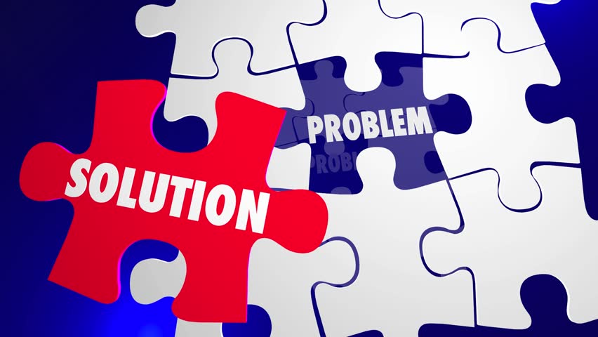 problem and solution puzzle clip art