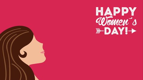 Happy Womens Day Video Animation Stock Footage Video (100% Royalty-free)  14443216 | Shutterstock