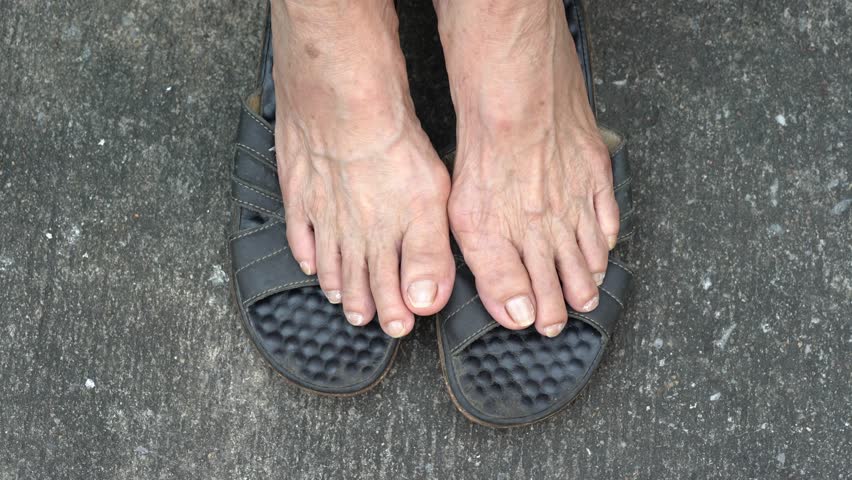 Close Up Of Man Feet Stock Footage Video 32105839 Shutterstock