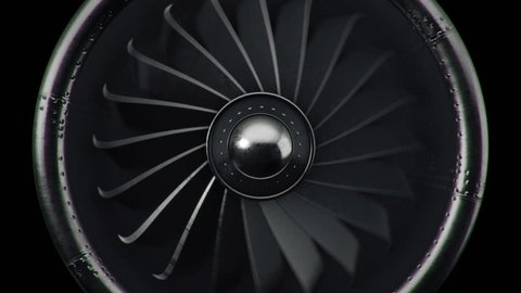 Animation Rotating Jet Engine Turbine Animation Stock Footage Video (100%  Royalty-free) 15649126 | Shutterstock