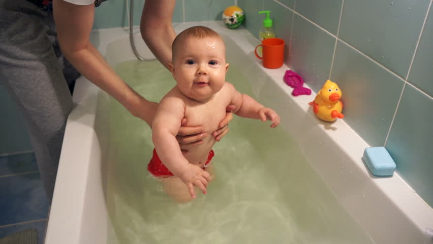 Image result for baby swimming in bathtub