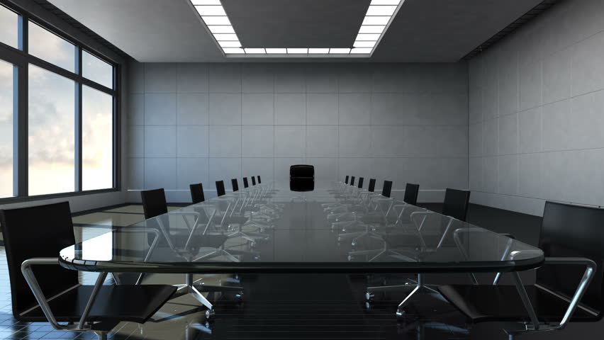 Conference Room, Brainstorming, Forward Moving Camera, Front White ...