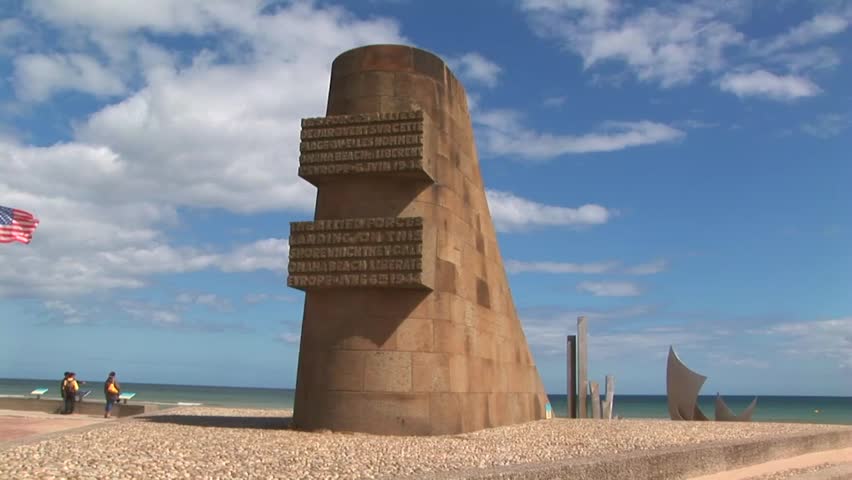 Ww2 Monument At Omaha Beach Stock Footage Video 100 Royalty Free Ww2 Monument At Omaha Beach Normandy France Circa 2008 Commemorative D Day Landing Site Of Allied Forces During June 6