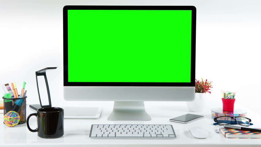 Computer Desk With Colorful Office Vidéos De Stock 100 Libres Droit 17421136 Shutterstock