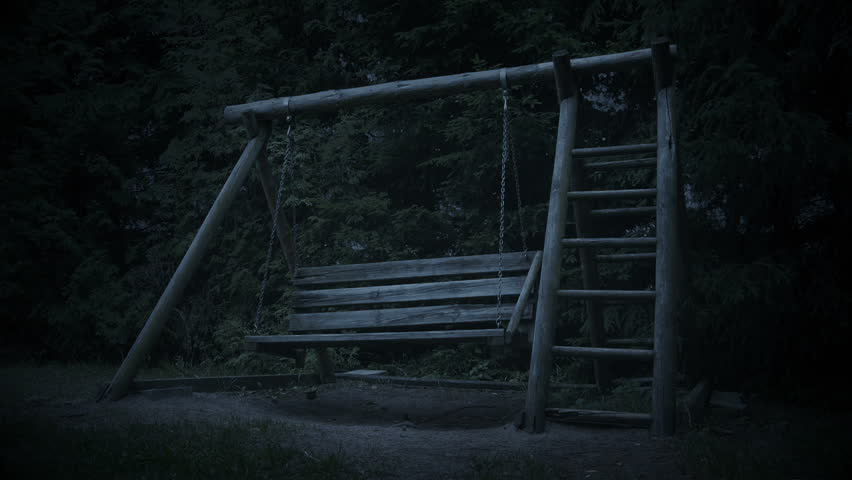 Empty Playground Swings At Night Stock Footage Video 6170558 | Shutterstock