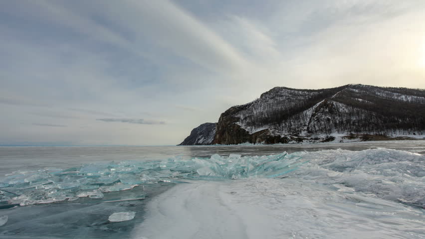 Dusk by Lake Baikal, Russia image - Free stock photo - Public Domain