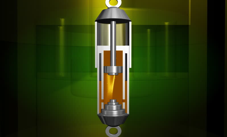 antimagnetic shock absorbing structure