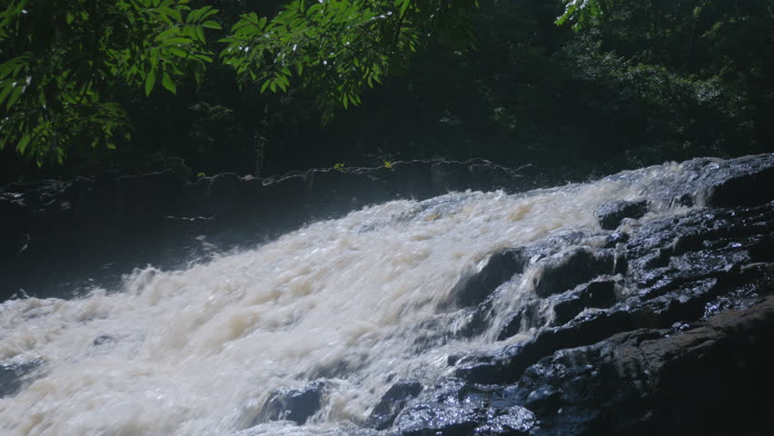 Black and White Close up of rushing water of the river image - Free ...