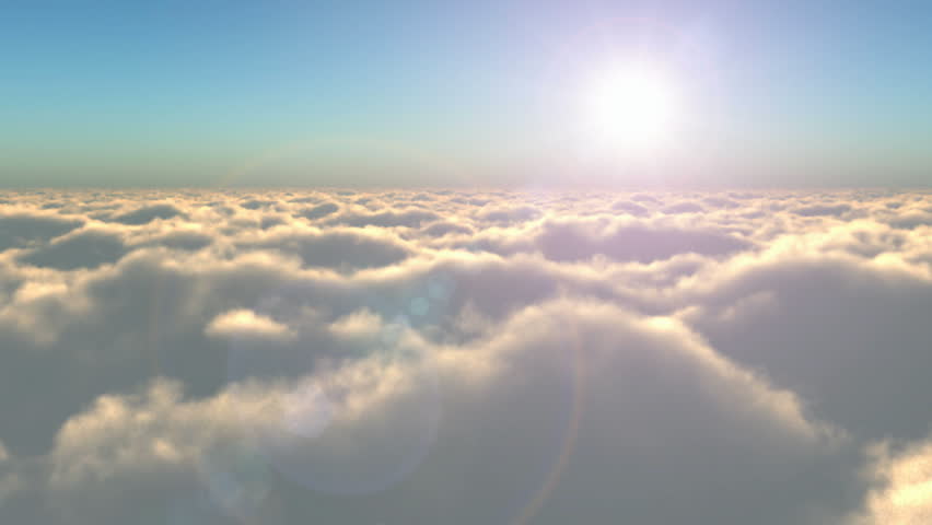 scenic flight above the clouds 스톡 동영상 비디오 100 로열티프리