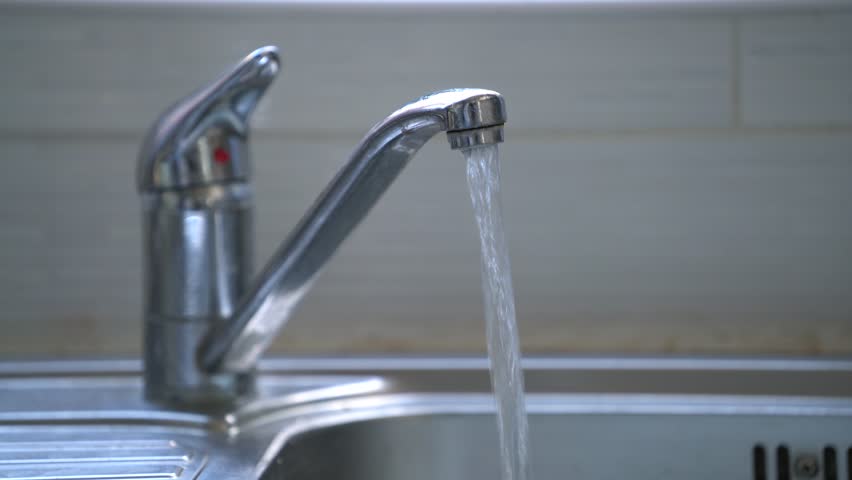 Tap Running Faucet Stock Footage Video 100 Royalty Free