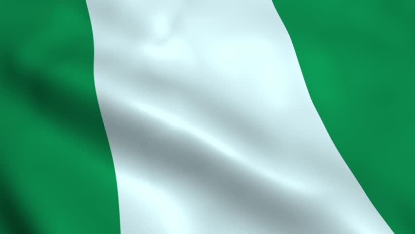 Nigerian Flag In The Wind. Part Of A Series. Stock Footage Video 758521 ...