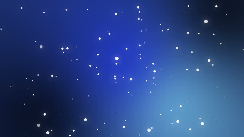 Night Sky Full Of Stars Animation Made Of Sparkly Light Dot Particles 