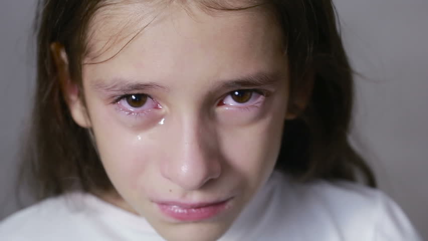Little Girl A Crying Upset Stock Footage Video (100% Royalty
