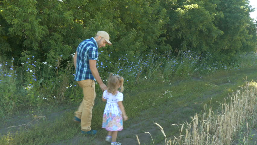 Variant Dad with daughter walking agree with Answer, matchless Dad with daughter walking good