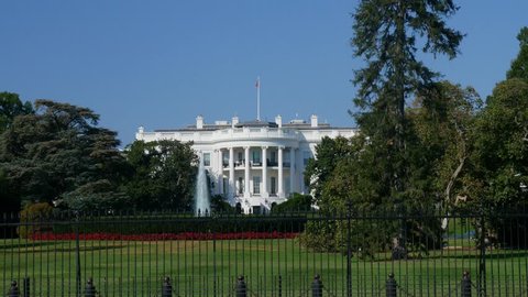The White House In Washington Stockvideos Filmmaterial 100