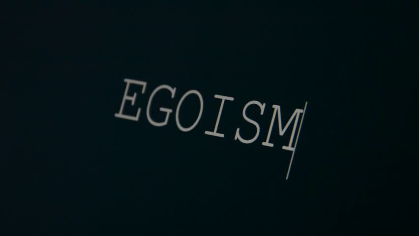 Header of egoism