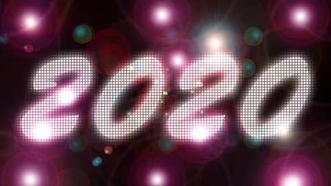 2020 Happy New Year Animation Stock Footage Video 100 Royalty