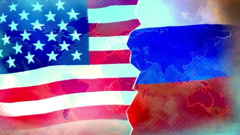 American Russian Flags Political Concept Background Stock Footage Video  (100% Royalty-free) 22036546 | Shutterstock