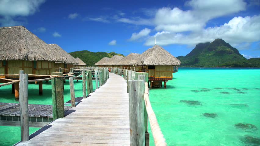 Boardwalk Walkway into the Lagoon image - Free stock photo - Public ...