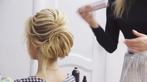 Side Bun Hairstyle Stock Video Footage 4k And Hd Video Clips