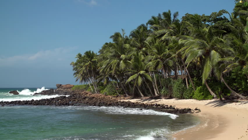 Matara Beach landscape, Sri Lanka image - Free stock photo - Public ...