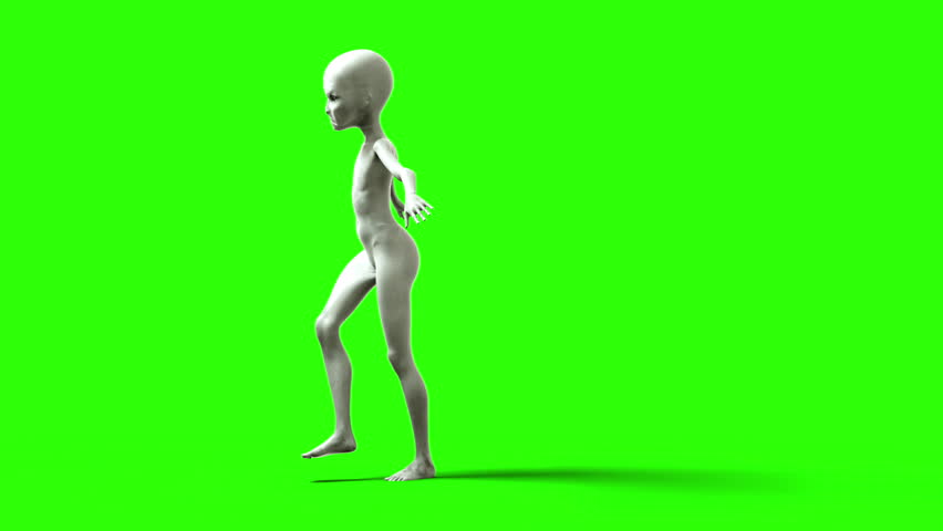 funny alien dancing animation ufo の動画素材 完全ロイヤリティ