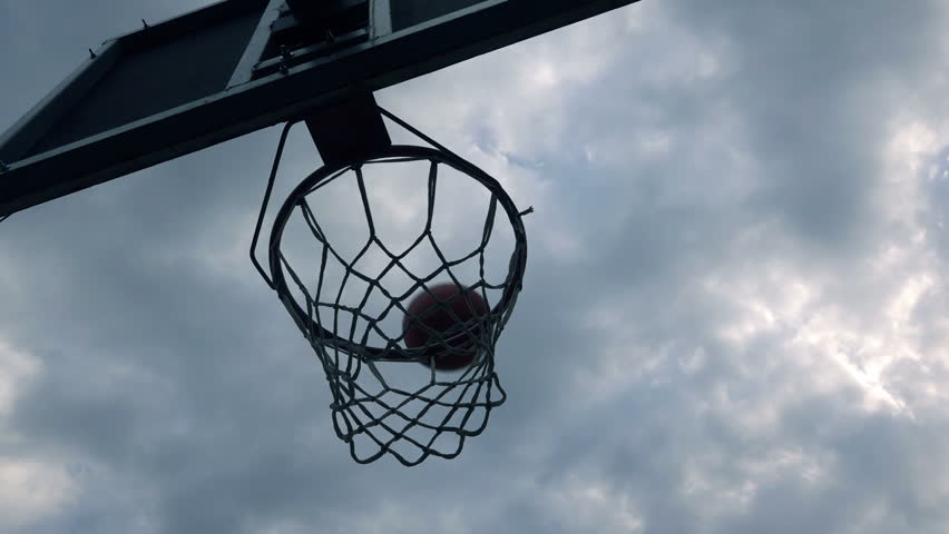 Silhouette Of Ball Going Through Stock Footage Video 100 Royalty