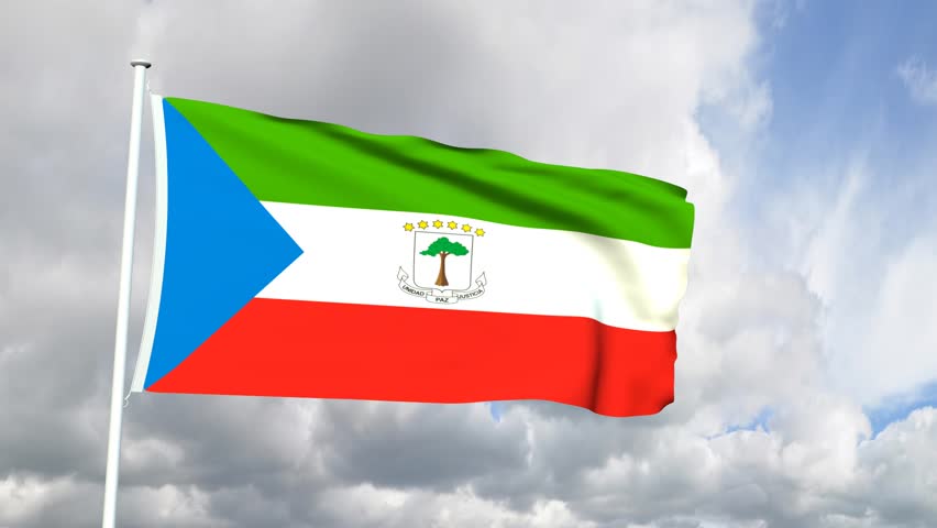 Flag Of Equatorial Guinea Animation Loop Stock Footage Video 5009324 ...