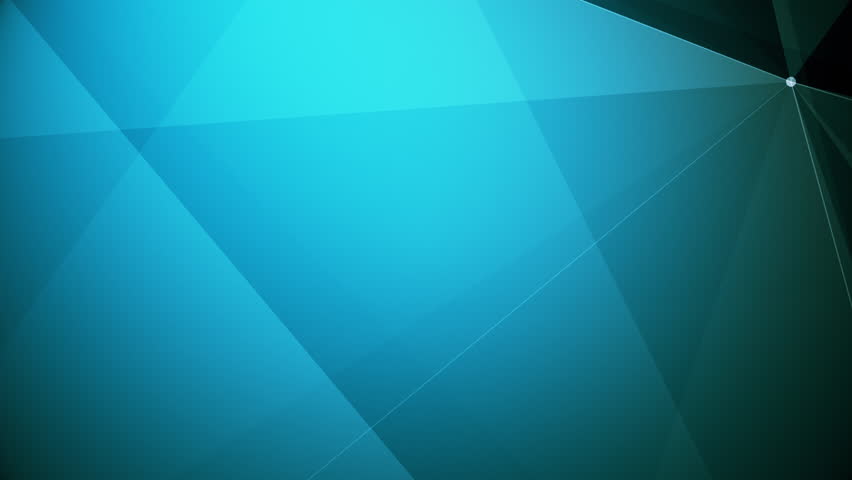 Blue Abstract Tech Polygons With Space For Text. 4K Looped Animation ...