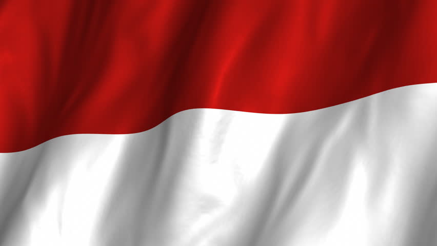 Flag Of Indonesia Animation. Loop. Stock Footage Video 7459405 ...