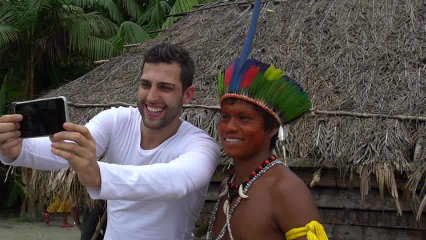 tourist native clip Asian tribe