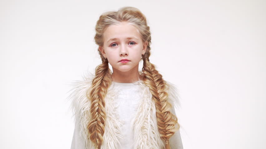 Young Gorgeous Caucasian Girl With Stock Footage Video 100