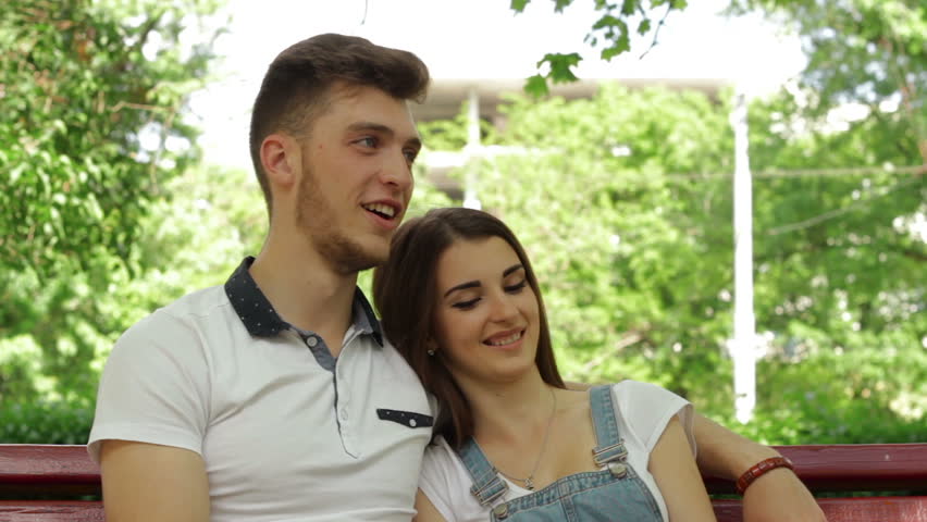 Female Friends Meeting After Shopping In The Park, Camera Stabilizer 