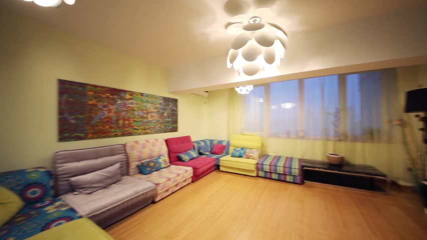Modern Empty Living Room With Stock Footage 100 Royalty Free 27748726 Shutterstock