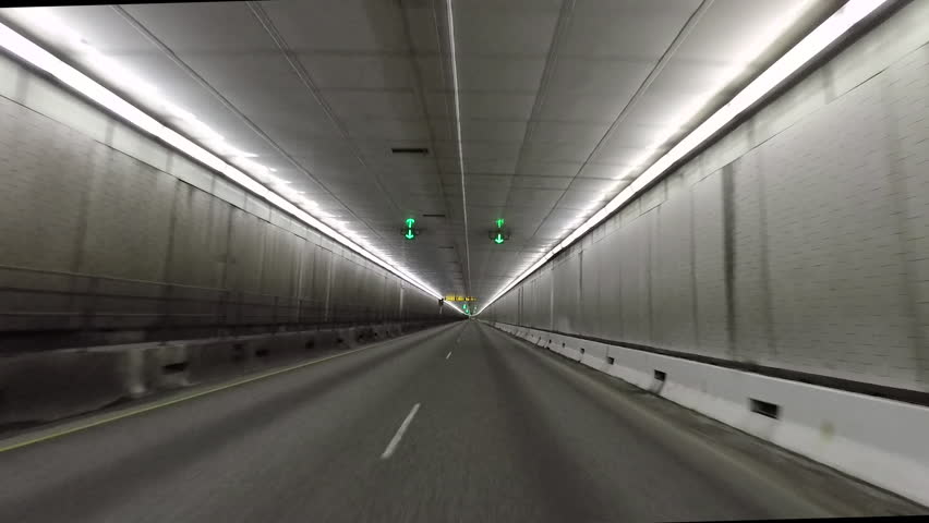 DILLON, COLORADO - 2 JUN 2017: Colorado Eisenhower Tunnel Inside Drive ...