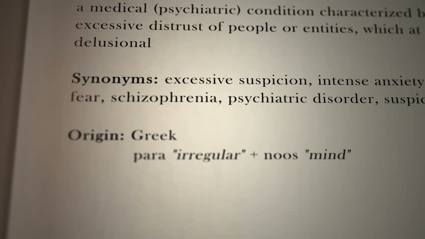 Header of paranoia