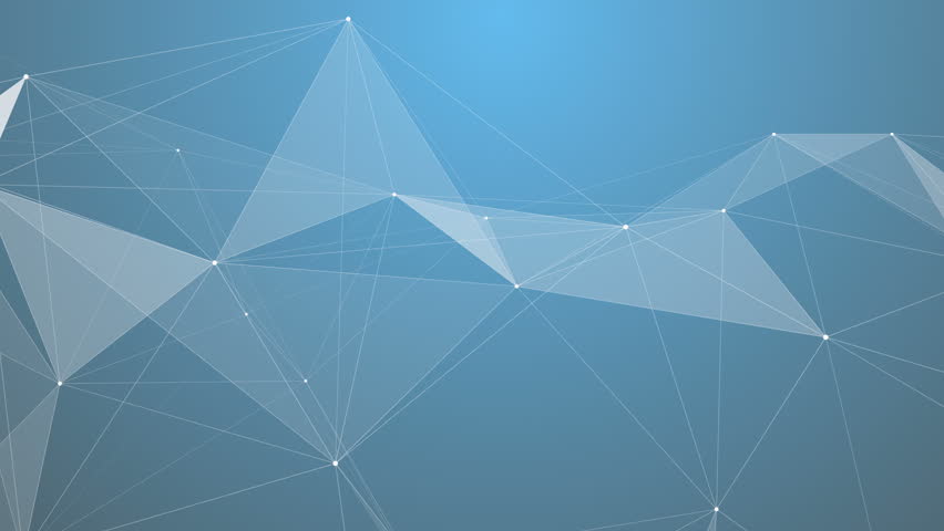 Abstract Blue Triangle Vector Background. Stock Footage 