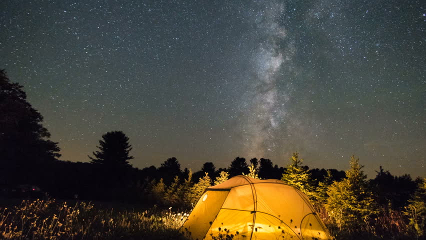 Stock video of camping under the stars | 28633786 | Shutterstock