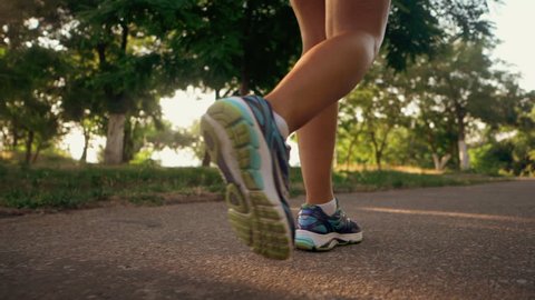 Feet of School Girl Walking Stock Footage Video (100% Royalty-free ...