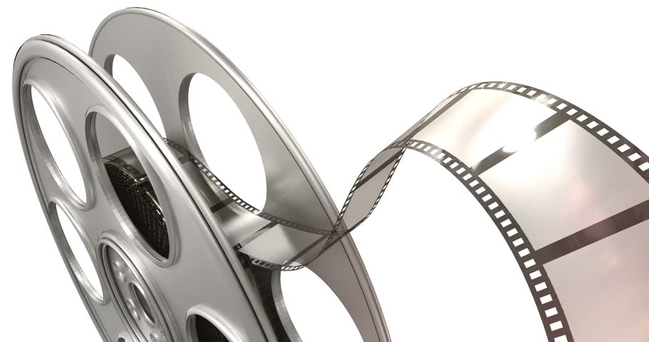 Film Rolling Out Of A Film Reel. Stock Footage Video 4042069 | Shutterstock