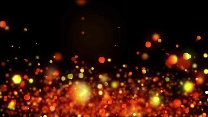 Golden Blinking Particles Motion Backgrounds Stock Footage Video ...