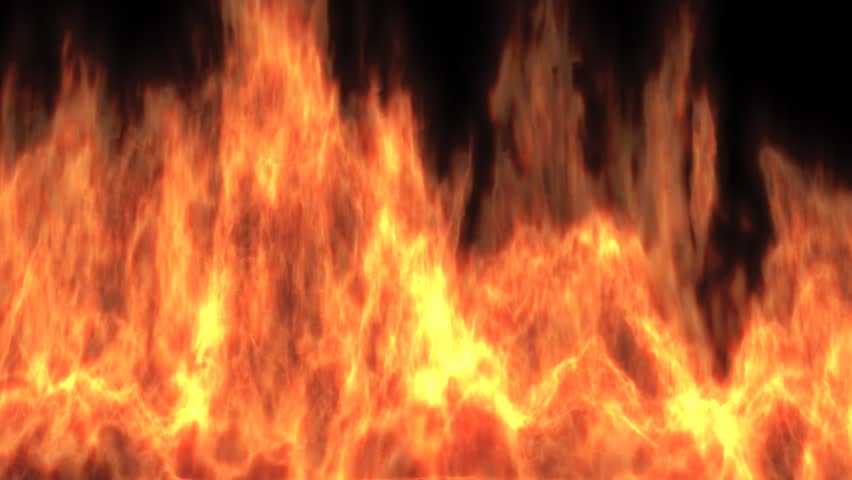 Stock Video Of Realistic Fire Simulation Large Full Screen 30128686