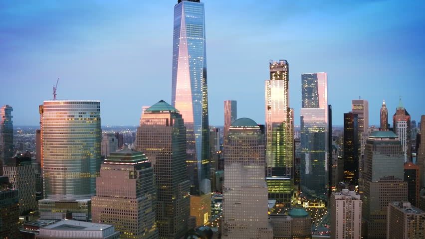 Famous Skyscrapers in the Financial Stock Footage Video (100% Royalty : A incredible image depicting a gorgeous landscape. The hues are just vibrant and mix flawlessly. The composition looks wonderful, with the details are very sharp.