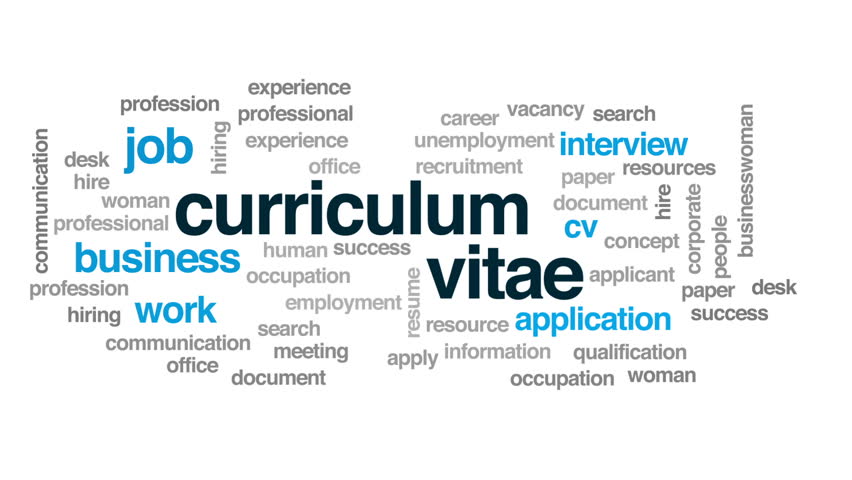 Curriculum vitae text picture
